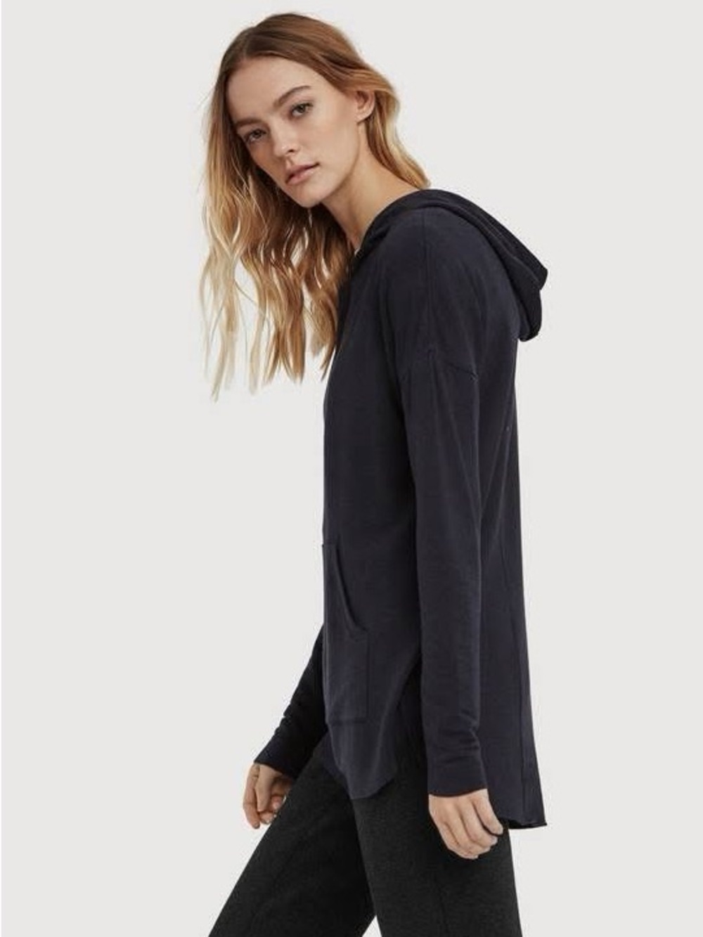 Kit and Ace Weekend Brushed Hoodie with Cashmere